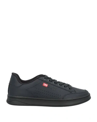 Diesel Man Sneakers Black Size 10 Cow Leather