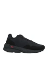 Diesel Man Sneakers Black Size 9 Polyamide, Leather