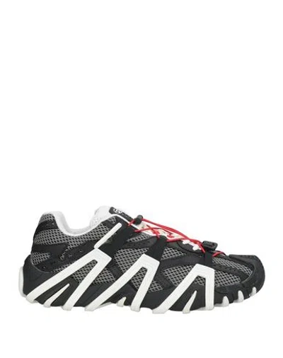 Diesel Man Sneakers Black Size 10 Polyester, Polyurethane