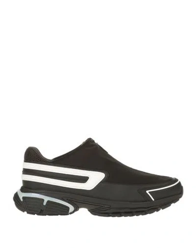 Diesel Man Sneakers Black Size 10 Textile Fibers In Black