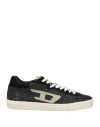Diesel Man Sneakers Black Size 9 Leather