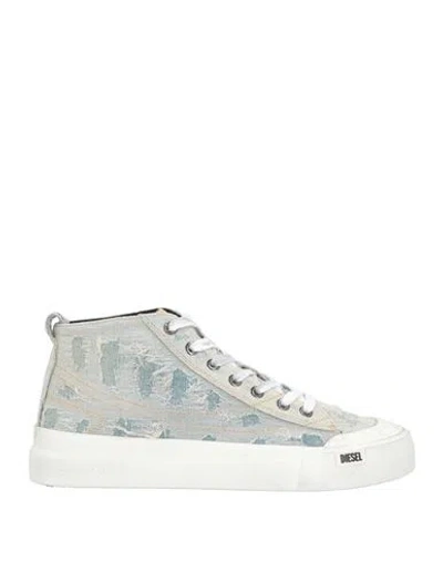 Diesel Man Sneakers Blue Size 10 Cotton