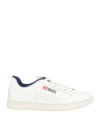 Diesel Man Sneakers Blue Size 10 Cow Leather, Textile Fibers In Blue