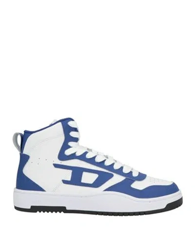 Diesel Man Sneakers Blue Size 10 Leather