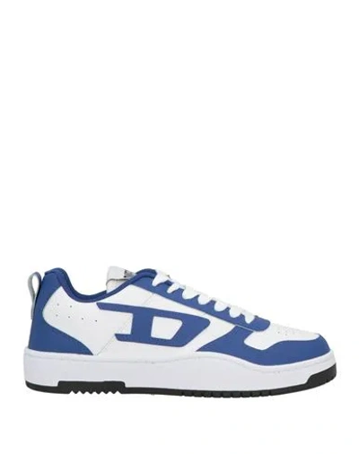 Diesel Man Sneakers Blue Size 7.5 Calfskin