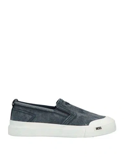 Diesel Man Sneakers Deep Teal Size 10 Cotton