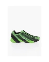 Diesel Mesh S-prototype V2 Sneakers With Rubber Application In Green