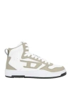 Diesel Man Sneakers Grey Size 10 Leather