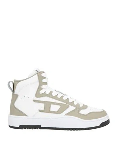 Diesel Man Sneakers Grey Size 10 Leather