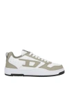 Diesel Man Sneakers Grey Size 7.5 Calfskin In Multi