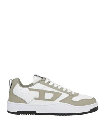 Diesel Man Sneakers Grey Size 7.5 Calfskin
