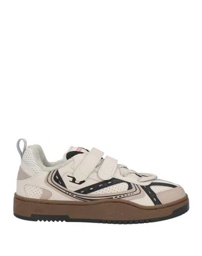 Diesel Man Sneakers Light Grey Size 10 Cow Leather, Polyester, Polyurethane In Gray