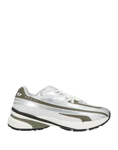 Diesel Man Sneakers Military Green Size 8.5 Polyester