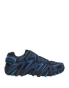 Diesel Man Sneakers Navy Size 8.5 Bovine Leather, Polyester, Polyurethane