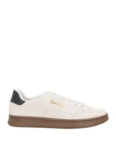Diesel Man Sneakers Taupe Size 10 Cow Leather