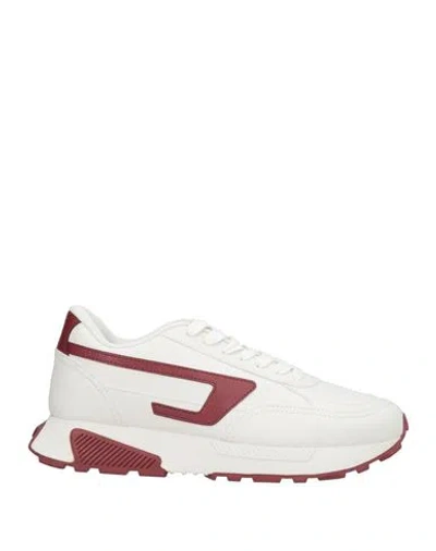 Diesel Man Sneakers White Size 10 Polyurethane