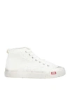 Diesel Man Sneakers White Size 10 Textile Fibers In White
