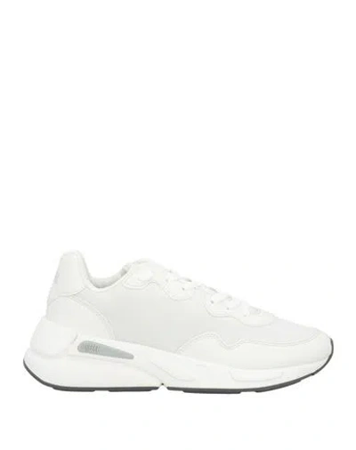 Diesel Man Sneakers White Size 10 Textile Fibers