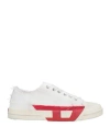 Diesel Man Sneakers White Size 9.5 Cotton