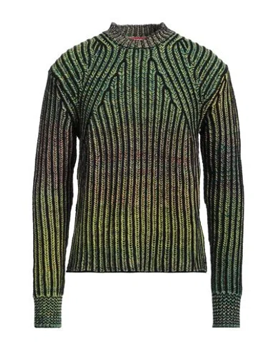 Diesel Man Sweater Lime Green Size L Wool, Acrylic, Polyamide