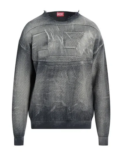 Diesel Man Sweater Navy Size L Cotton