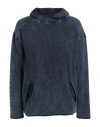 Diesel Man Sweater Navy Size L Cotton, Polyamide, Elastane