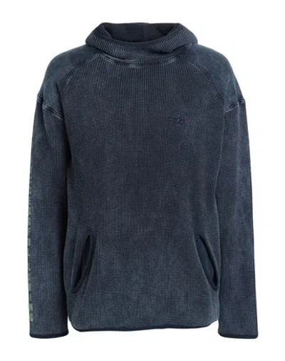 Diesel Man Sweater Navy Size L Cotton, Polyamide, Elastane