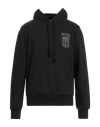 Diesel Man Sweatshirt Black Size L Cotton, Polyester, Elastane In Black