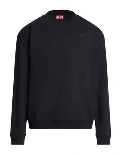Diesel Man Sweatshirt Black Size L Cotton, Polyester