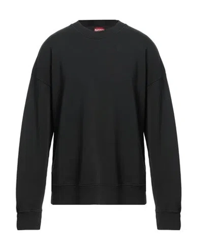 Diesel Man Sweatshirt Black Size M Cotton