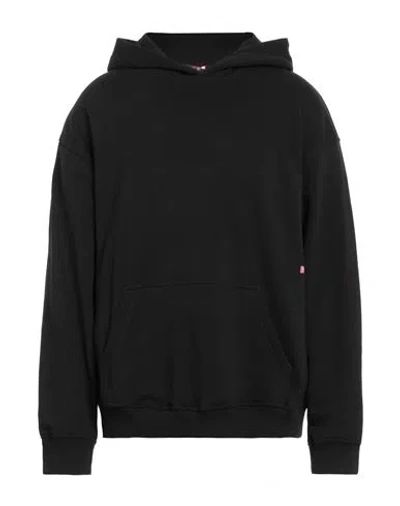 Diesel Man Sweatshirt Black Size L Cotton, Elastane