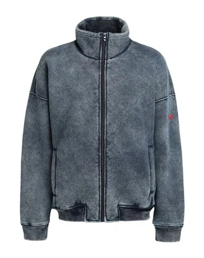 Diesel Man Sweatshirt Blue Size L Cotton, Polyester