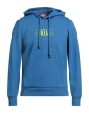 Diesel Man Sweatshirt Blue Size M Cotton, Polyester, Elastane In Blue