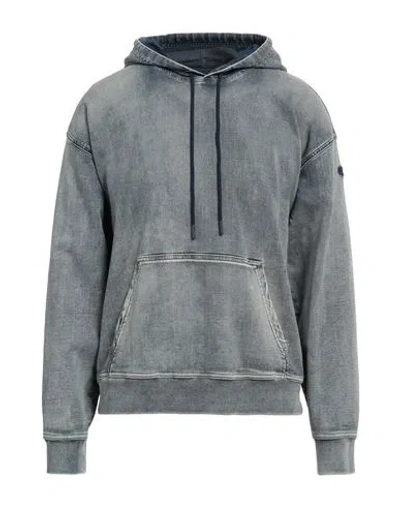 Diesel Man Sweatshirt Blue Size M Cotton, Elastane