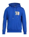 Diesel Man Sweatshirt Bright Blue Size M Cotton, Polyester, Elastane In Blue