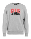Diesel Man Sweatshirt Light Yellow Size S Cotton, Elastane
