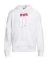 Diesel Man Sweatshirt White Size L Cotton, Polyester, Elastane