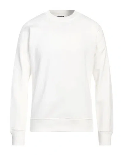 Diesel Man Sweatshirt White Size M Cotton