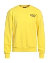 Diesel Man Sweatshirt Yellow Size M Cotton, Polyester, Elastane In Yellow