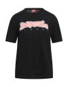 Diesel T-shirt With Zebra-camo Motif In Black
