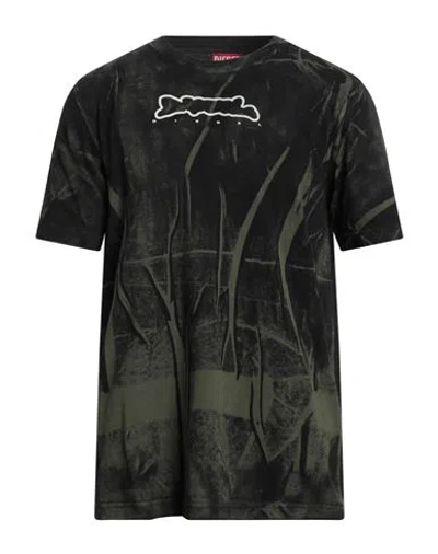 Diesel Man T-shirt Black Size L Cotton