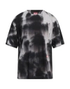 Diesel Man T-shirt Black Size L Cotton In Black