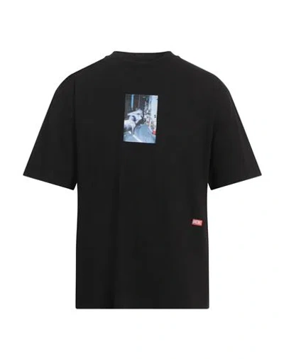 Diesel Man T-shirt Black Size S Cotton