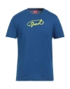 Diesel Man T-shirt Blue Size 3xl Cotton