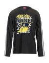 Diesel Man T-shirt Charcoal Size L Cotton