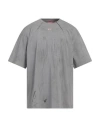 Diesel Man T-shirt Grey Size L Cotton