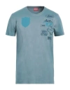Diesel Man T-shirt Purple Size 3xl Cotton In Purple