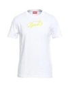 Diesel Man T-shirt White Size 3xl Cotton