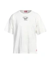 Diesel Man T-shirt White Size L Cotton
