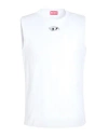 Diesel Man T-shirt White Size L Cotton